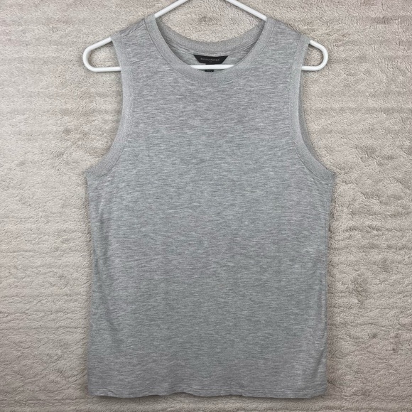 Banana Republic Viscose Sleeveless Top Medium Shimmer Trim - Picture 1 of 15